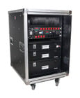 ProX T-16USLAM20 16U 20" Deep Vertical Rack to Rack Shock Mount Case with 2 Sliding Slam Doors and 4" Caster Wheels