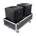 ProX X-RCF-EVOX8J8X2W ATA Style Flight-Road Case For RCF EVOX 8 J8 JMIX8 Speaker Array System Fits Two Speakers and Subs