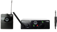 AKG WMS40 Mini Single Instrumental Set D Mini Single Instrumental Set Wireless Mic System, Band D