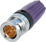 Neutrik NBNC75BYY11 [Restock Item] 75 Ohm BNC Cable Connector with Rear Twist and Color Coded Boots