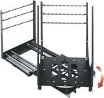 16SP Rotating Sliding Rail System with 19" Depth and 2 Slides