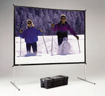 Da-Lite 88630HD 83" x 144" Fast-Fold Deluxe Da-Tex Projection Screen, Heavy-Duty Legs