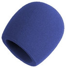 Shure A58WS-BLU Foam Windscreen for Any Ball-Type Mic, Blue