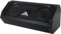 8" Two-Way Dual Bass Reflex Multi-Angle Loudspeaker System (with Handle, No Pole Mount, Black)