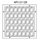 Whirlwind WFI12X12B 10.5"x10.5"x.90" Insert Plate for WFX12X12
