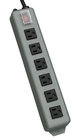 Tripp Lite UL24RA-15  6-Outlet Industrial Power Strip with Right-Angle Plugs, 15' Cord