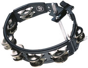 Latin Percussion LP160 Cyclops Mountable Tambourine in Black with Steel Jingles