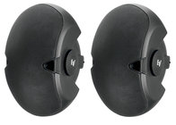 Electro-Voice EVID 6.2 Pair of 6" 2-Way Surface-Mount Speakers, Black