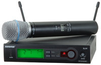 SLX Series Single-Channel Wireless Mic System with Beta 87A Handheld