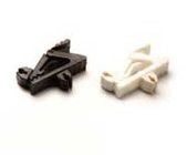 Countryman E2CLIPB E2 Cable Clips for 1mm cable, Set of 1 Black and 1 White