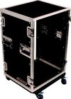 Odyssey FZAR16W Pro Amplifier Rack Case, 16 Rack Units with Wheels