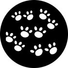 Rosco 77647 Steel Gobo, Paws