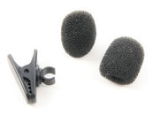 Shure RK323 Replacement Clothing Clip and 2 Windscreens for PG185 Mic