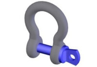 Adaptive Technologies Group SK-315-S 5/16" Shackle with Screw Pin Anchor, 1500lb WLL