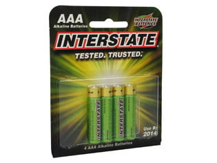 Interstate Battery DRY0035 Workaholic AAA Batteries, 4pk
