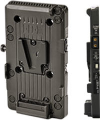 IDX Technology P-V257 ENDURA V-Mount Camera Battery Plate With 2-Pin D-Tap DC Out & Digi-View, 5/7.3V From 12V Conversion