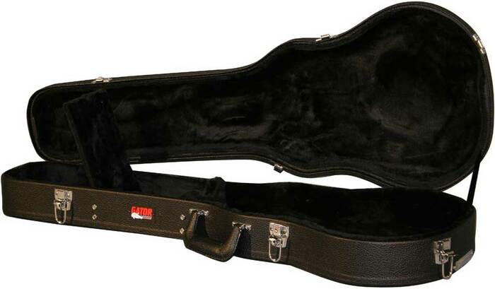 Gator GWE-LPS-BLK Hardshell Wood Double Cutaway Electric Guitar Case