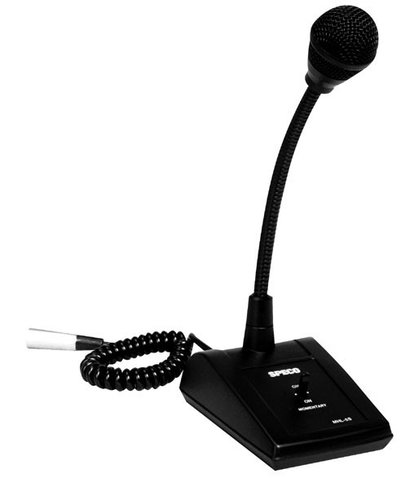 Speco Technologies MHL5S Adjustable Desktop Gooseneck Micorphone