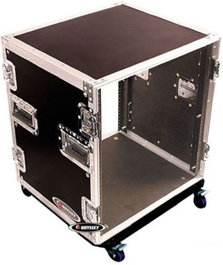 Odyssey FZAR12W Pro Amplifier Rack Case, 12 Rack Units With Wheels