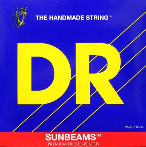 DR Strings NLLR-40 Bass Strings, Sunbeams, Nickel Plated On Round Cores, Lite-Lite 40-95