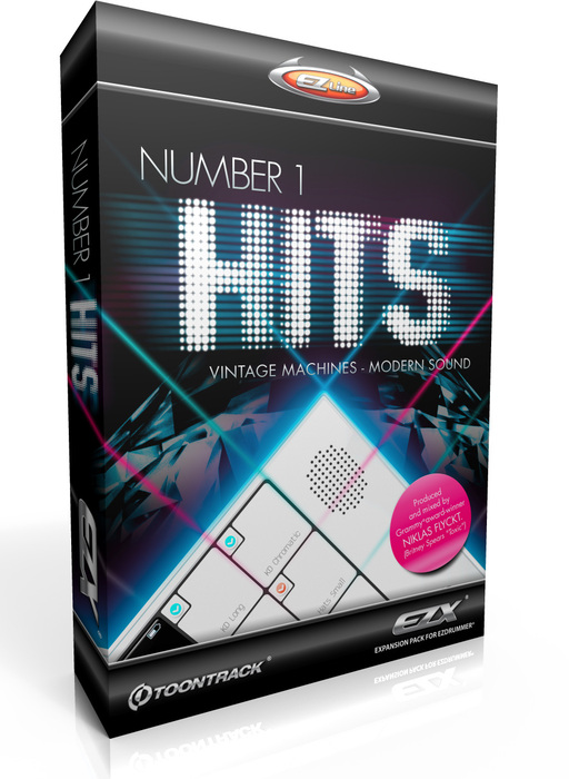 Toontrack NUMBER-ONE-HITS Number 1 Hits EZX Drum Expansion For EZdrummer/Superior Drummer (Electronic Delivery)