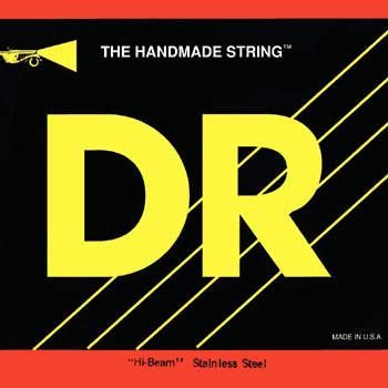 DR Strings SMR-45 Bass Strings, Hi-Beam Stainless Steel, Medium Short Scale 45-105