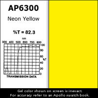 Apollo Design Technology AP-GEL-6300 Gel Sheet, 20x24, Neon Yellow