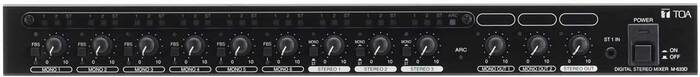 TOA M-633D CU Rackmountable Digital Stereo Mixer, 6 Mono / 3 Stereo Inputs