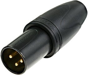 Neutrik NC3MXX-HD-B-D Heavy Duty 3-pin XLRM Connector For Outdoor Use, 25ct Box