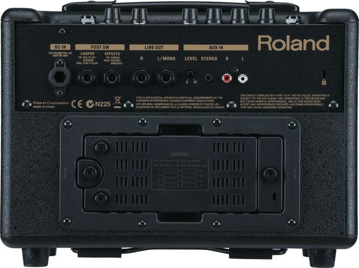 Roland AC-33 Acoustic Amplifier - Rosewood 30W 2-Channel 2X5" Portable Acoustic Amp