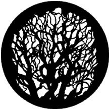 Rosco 77404 Steel Gobo, Tree 4