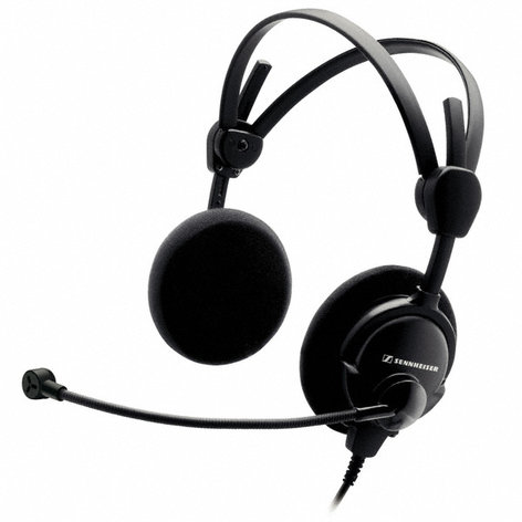 Sennheiser HMD 46-31-II Audio Headset, SuperCardioid, Dynamic, 300 Ohm Per System
