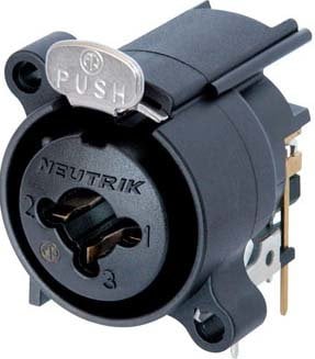 Neutrik NCJ6FA-H XLRF 1/4 TRS Combo Jack With Horizontal PCB Mount