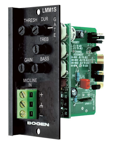 Bogen LMM1S Microphone / Line Input Module For PCM2000 Zone Paging System