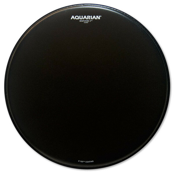 Aquarian TCRSP2-14BK 14" Response 2 Coated Drum Head In Black