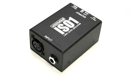 Whirlwind ISO1 Single-Channel Line Level Isolator With 1/4" TRS And XLR
