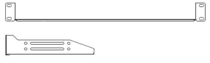 BSS RACK-MOUNT-KIT Rack Kit, 1U For 2 BIB/BOB Devices