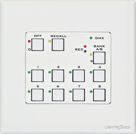 Lightronics SR516W Unity Wall Mount Architectural Controller