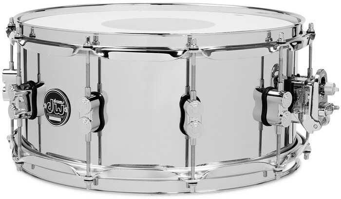 DW DRPM6514SSCS 6.5" X 14" Performance Series Steel Snare Drum In Chrome