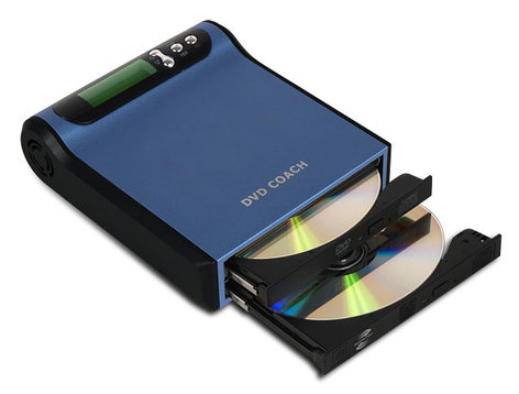 EZ DUPE 1 Copy Portable DVD/CD Duplicator EZD880 (Blue)