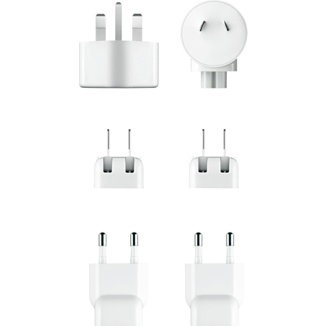 Apple World Travel Adapter Kit 7 AC Plugs For Worldwide Use With Select Apple Devices, MD837AM/A