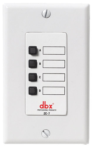 DBX ZC-7 Zone Controller Push-to-Talk Page Assignment