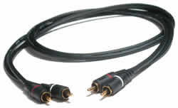 Mogami MWR03 3 Ft. RCA Stereo Pair Cable