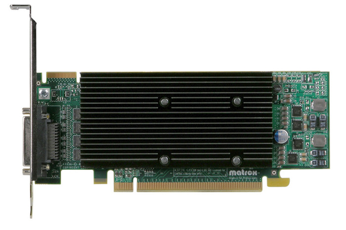 Matrox M9140-E512LAF LP PCIe X16 Quad Graphics Card