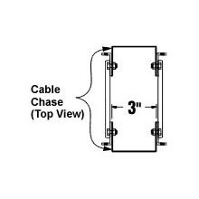 Middle Atlantic 5CC43-26 Cable Chase Kit For 5-43-26 Rack