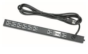 Middle Atlantic PD-815SC-NS 15A Power Strip With 8 Outlets And No Switch