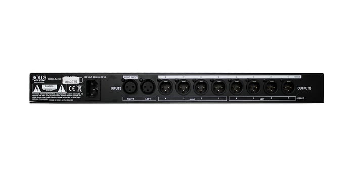 Rolls RA163 8-Channel Mono Audio Distribution Amplifier With XLR Connectors