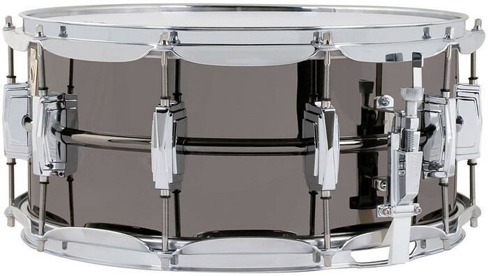 Ludwig LB417 6.5"x14" Black Beauty Brass Snare Drum Iin Black Nickel Finish