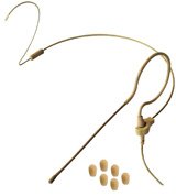 Point Source CO-3-KIT-SH-BE Omnidirectional Earset Microphone With TA4F Connector, Beige