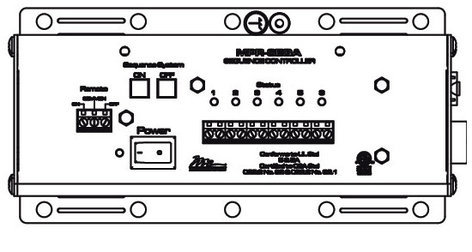 Middle Atlantic MPR-SEQ-1CA Standalone 6-Channel Sequencer With Dry Contact Output